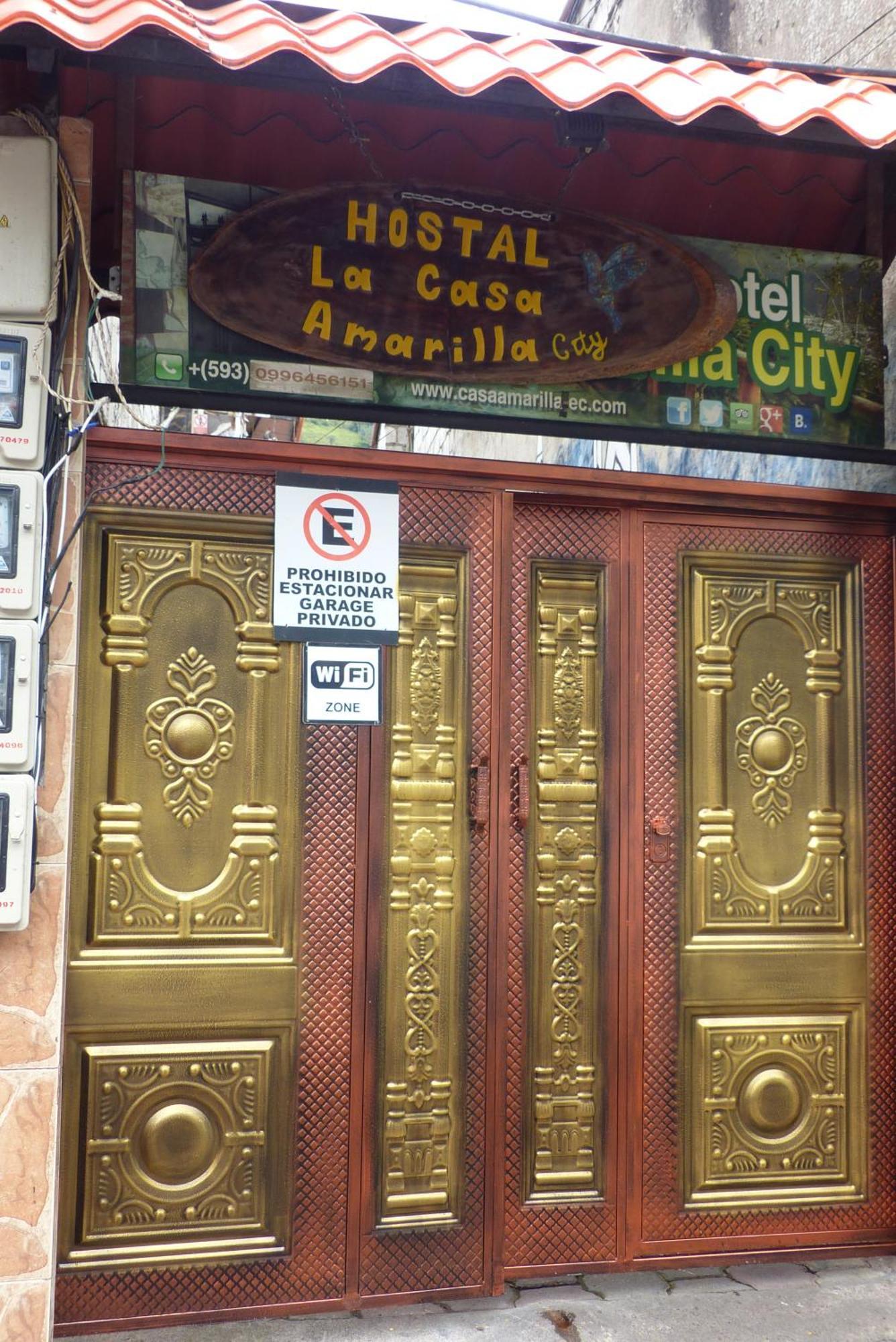 Hostal La Casa Amarilla City Baños Extérieur photo
